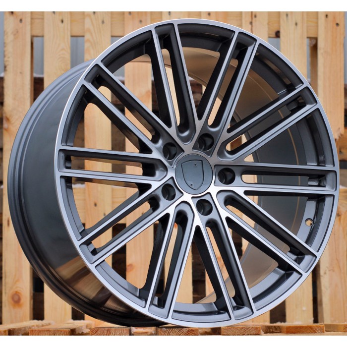Джанта R21x11.5  5X130  ET  60  71.6  B1271  Grey Polished (MG)  Fits for PORCH  (P)  (Rear+Front)