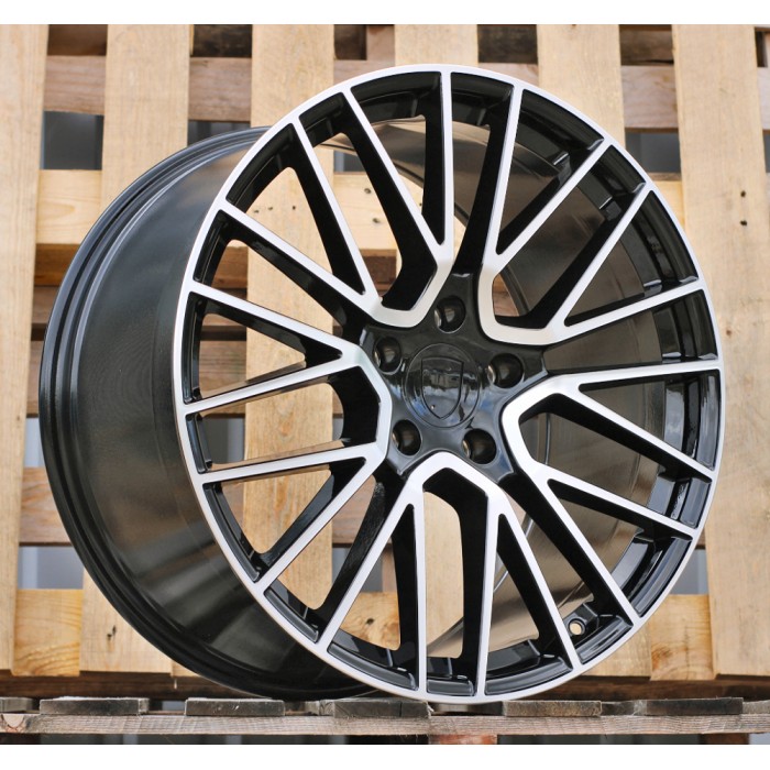 Джанта R21x11  5X130  ET  58  71.6  FE179  (HP704F)  Black Polished (MB)  Fits for PORCH  (Z3)  (HYBRID FORGED Rear+Front)