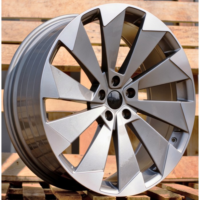 Джанта R21x8.5  5X112  ET  40  57.1  I1141  Grey Polished (MG)  Fits for SKODA  (K7)  Enyaq (Front+Rear))