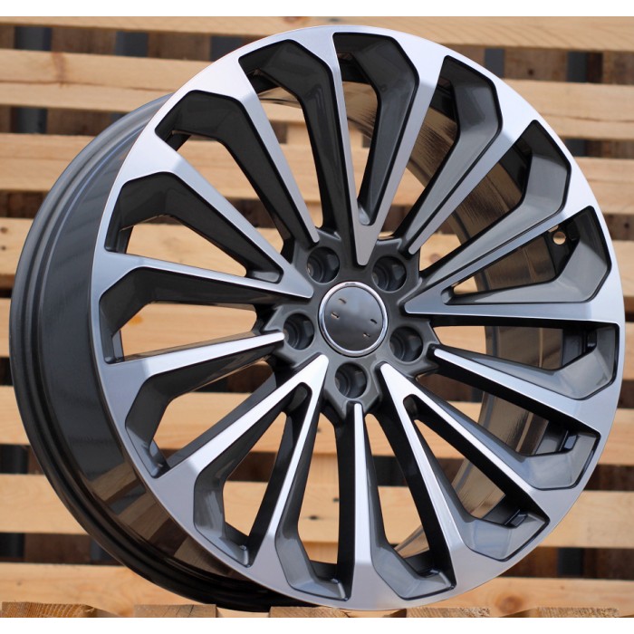 Джанта R21x9.5  5X112  ET  36  66.5  A5827  Grey Polished (MG)  Fits for AUD  (P)  (Fit for E-Tron)