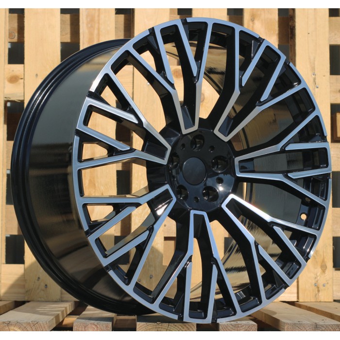 Джанта R21x9.5  5X112  ET  37  66.6  3S1111  Black Polished (MB)  Fits for BMW  (K4+P)  (HYBRID FORGED Rear+Front)