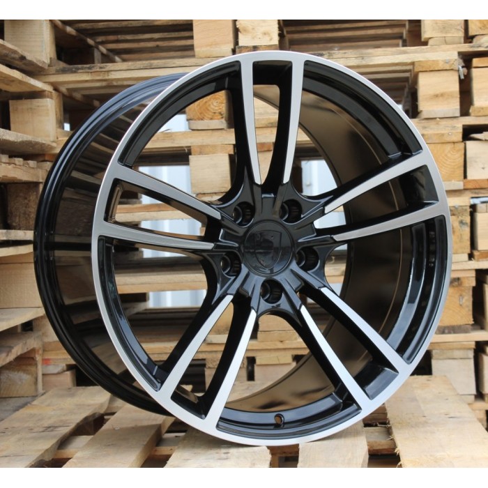 Джанта R21x9.5  5X130  ET  46  71.6  B1378  Black Polished (MB)  Fits for PORCH  (P+Z3)  (Rear+Front)