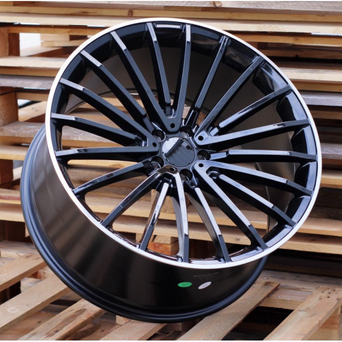 Джанта R21x9  5X112  ET  30  66.6  MR532  (H3064F)  Black+Polished Lip (BLPL)  For MER  (K7)  (HYBRID FORGED Rear+Front)