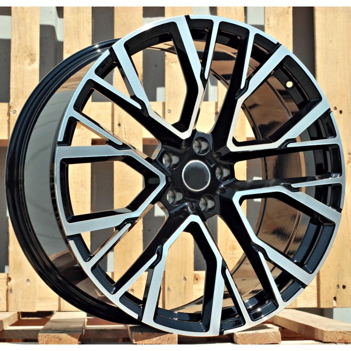 Джанта R22x10.5  5X112  ET  43  66.6  B5769  Black Polished (MB)  Fits for BMW  (P+M)  (Rear+Front)