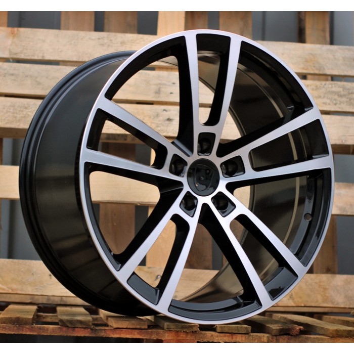 Джанта R22x10  5X130  ET  48  71.6  I3081F  Black Polished (MB)  Fits for PORCH  (Z5)  (HYBRID FORGED Rear+Front)