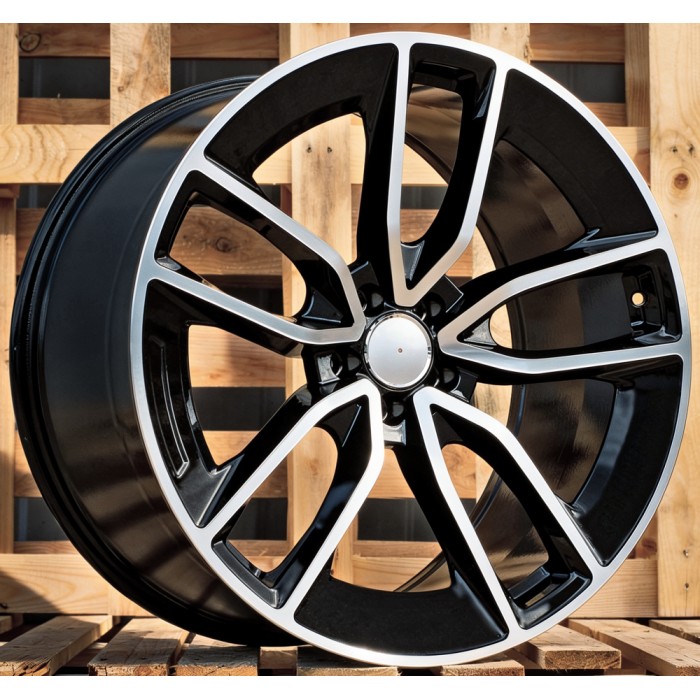 Джанта R22x11.5  5X112  ET  47  66.6  B5949  (H3489F)  Black Polished (MB)  Fits for MER  (Z7)  (HYBRID FORGED New GLS (Rear+Front))