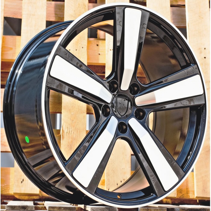 Джанта R22x11.5  5X130  ET  61  71.6  FC021  Black Polished (MB)  Fits for PORCH  (Z7)  (Rear+Front)