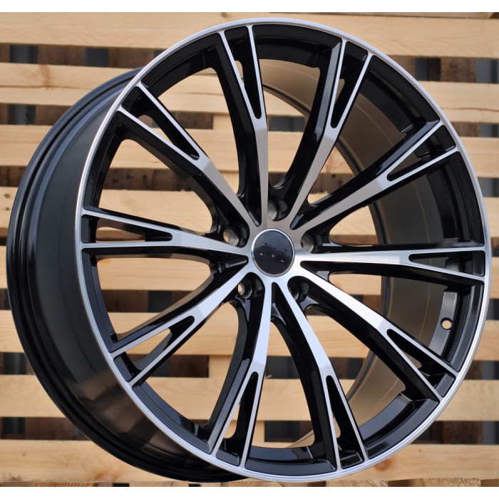 Джанта R22x9.5  5X112  ET  31  66.5  H5060  (IN1111)  Black Polished (MB)  Fits for AUD  (K8)  (Fit for ALPINA Style (Front+Rear))