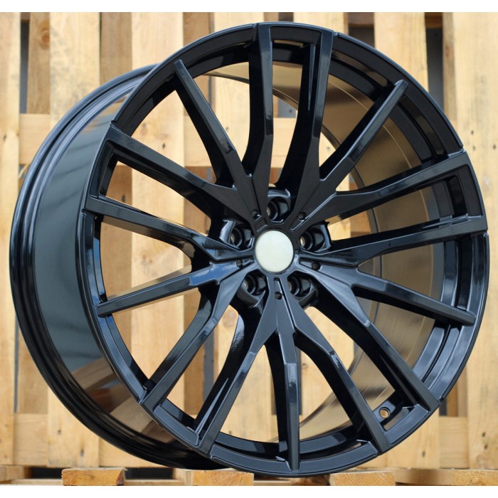 Джанта R22x9.5  5X112  ET  37  66.6  H0324  (BY1473)  Black (BL)  Fits for BMW  (Z2+Z1)  (Rear+Front)