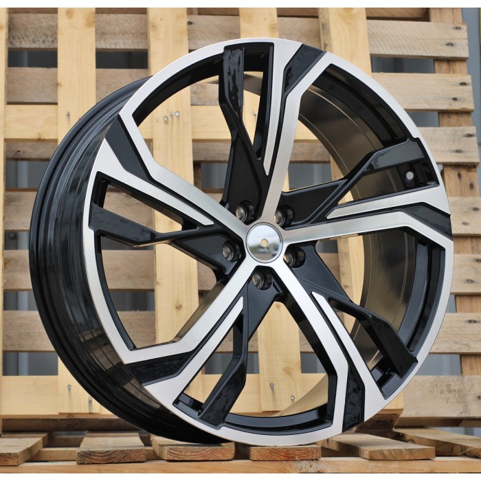 Джанта R22x9  5X108  ET  38.5  63.3  YF5753  Black Polished (MB)  Fits for VOLVO  (Z5)  (HYBRID FORGED)