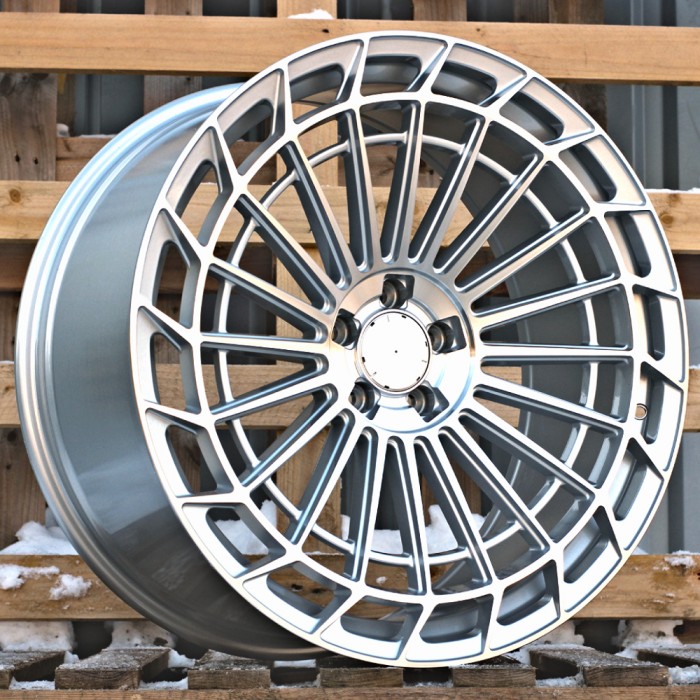 Джанта R22x9  5X112  ET  32  66.6  FBX162  (FB780)  Machined Silver (MS)  Fits for MER  (Z6)  (Rear+Front)