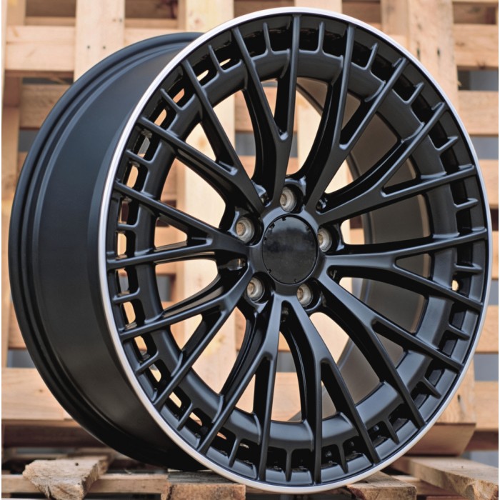 Джанта R22x9  5X112  ET  40  66.6  B1877  Black Polished (MB)  Fits for MER  (Z1)  (Rear+Front)