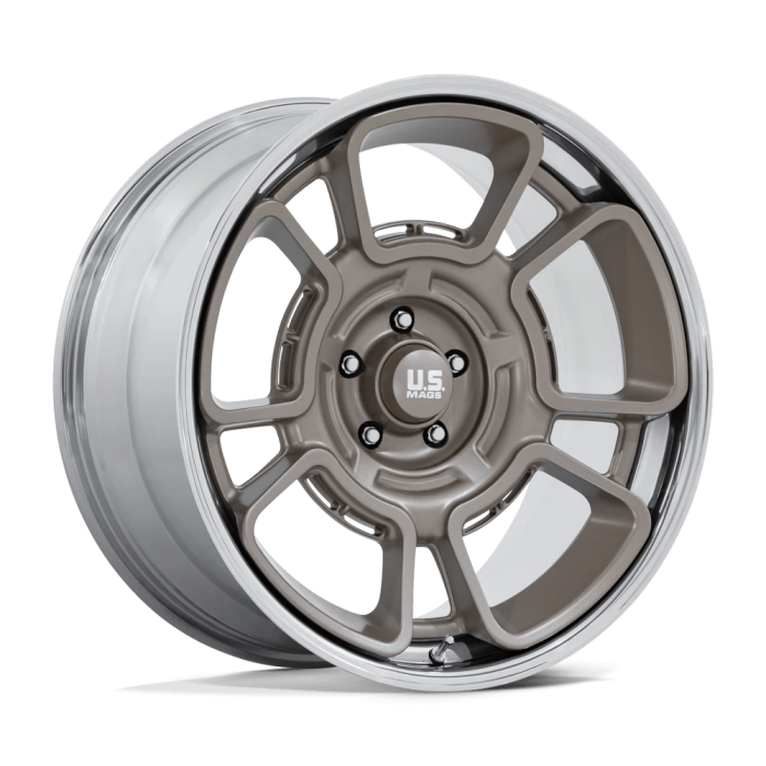 Джанта US Mag 1PC UC147 FLAGSTAFF 22X10.5 5x127 ET 12 78.10 PEWTER W/ CHROME LIP